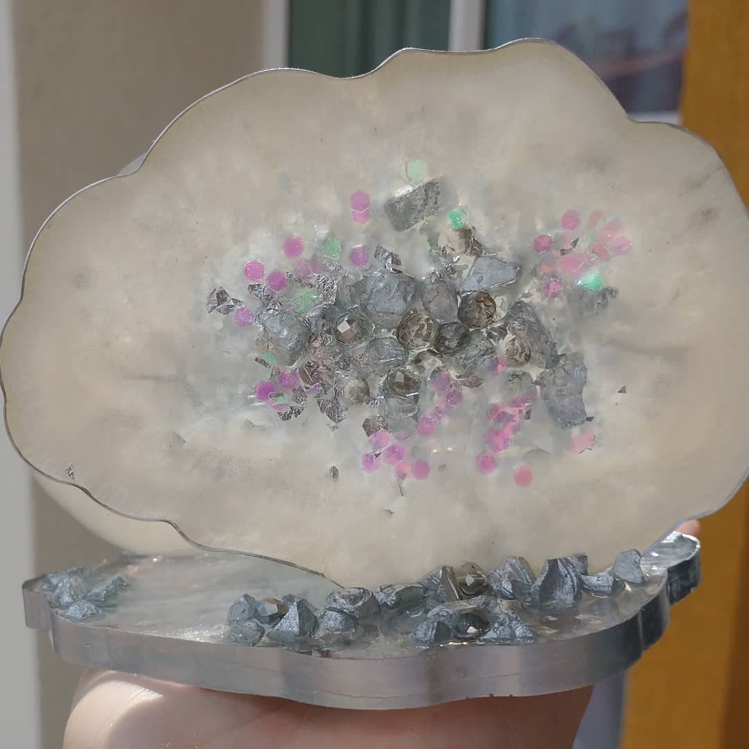 Napkin Holder — Marble Silver - View 3