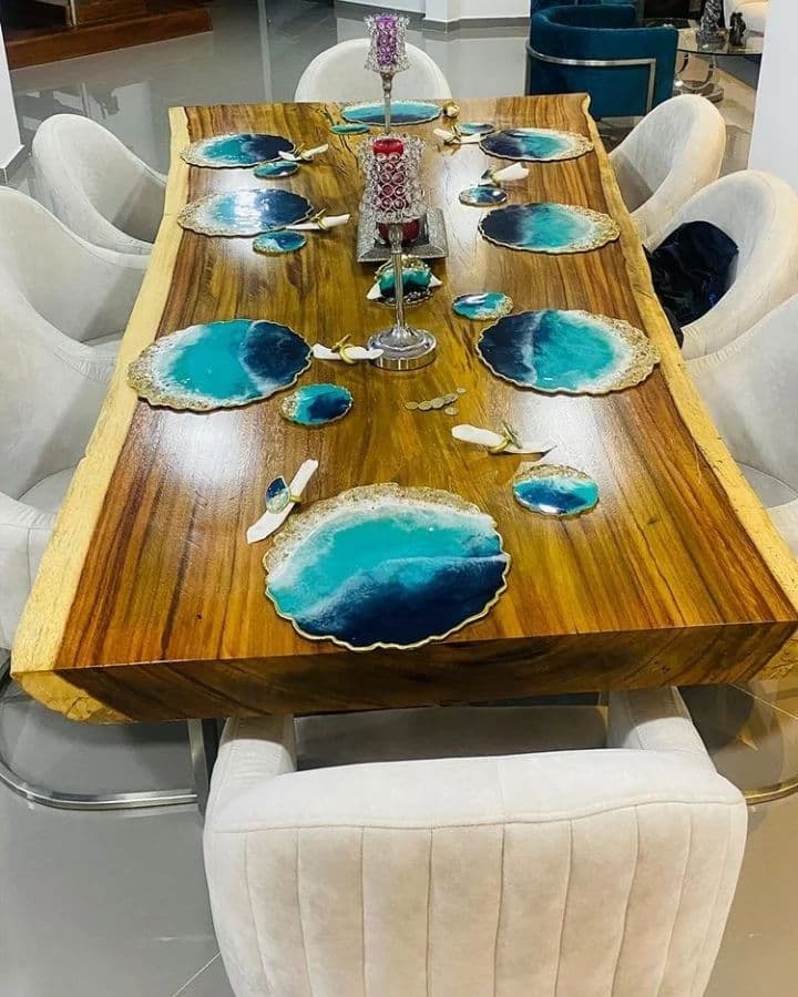 Placemat Set — Navy Caribbean - View 10