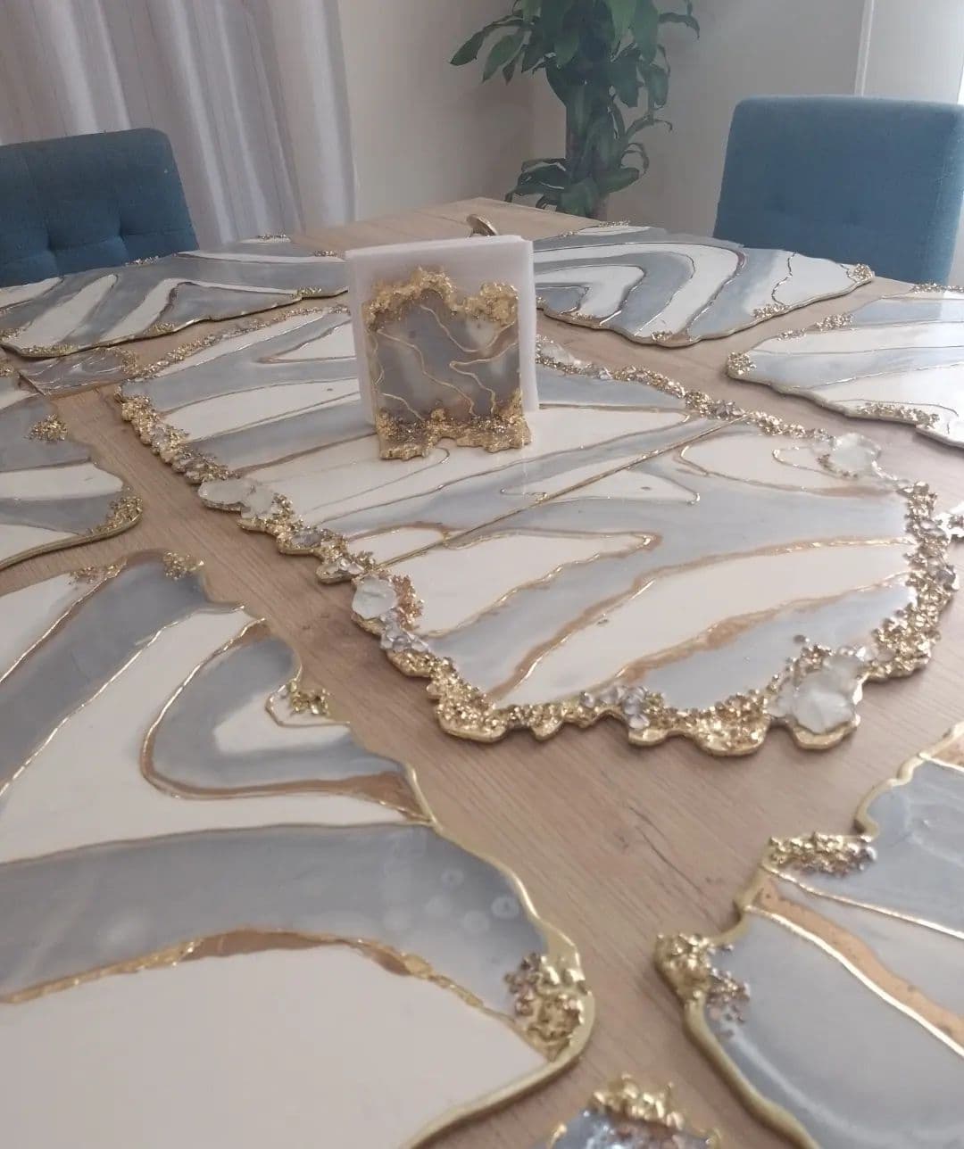 Table Runner — Moscow Gray - View 3