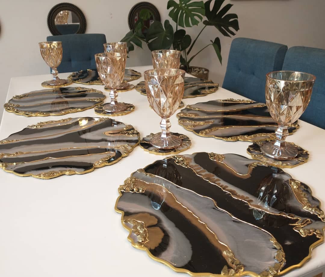 Placemat Set — Moscow Black - View 17