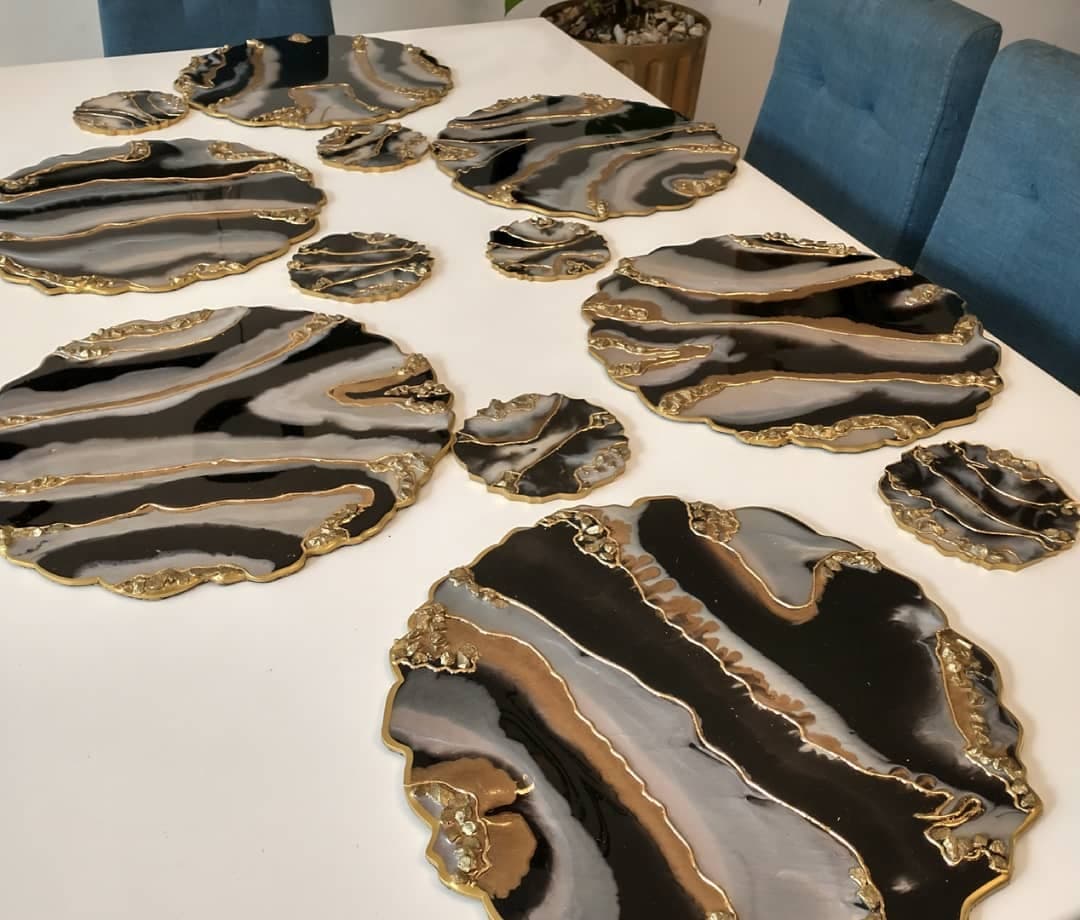Placemat Set — Moscow Black - View 18