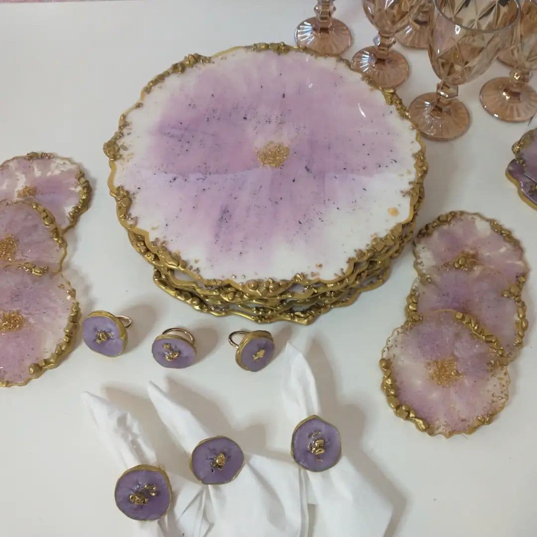 Placemat Set — Mauve - View 12