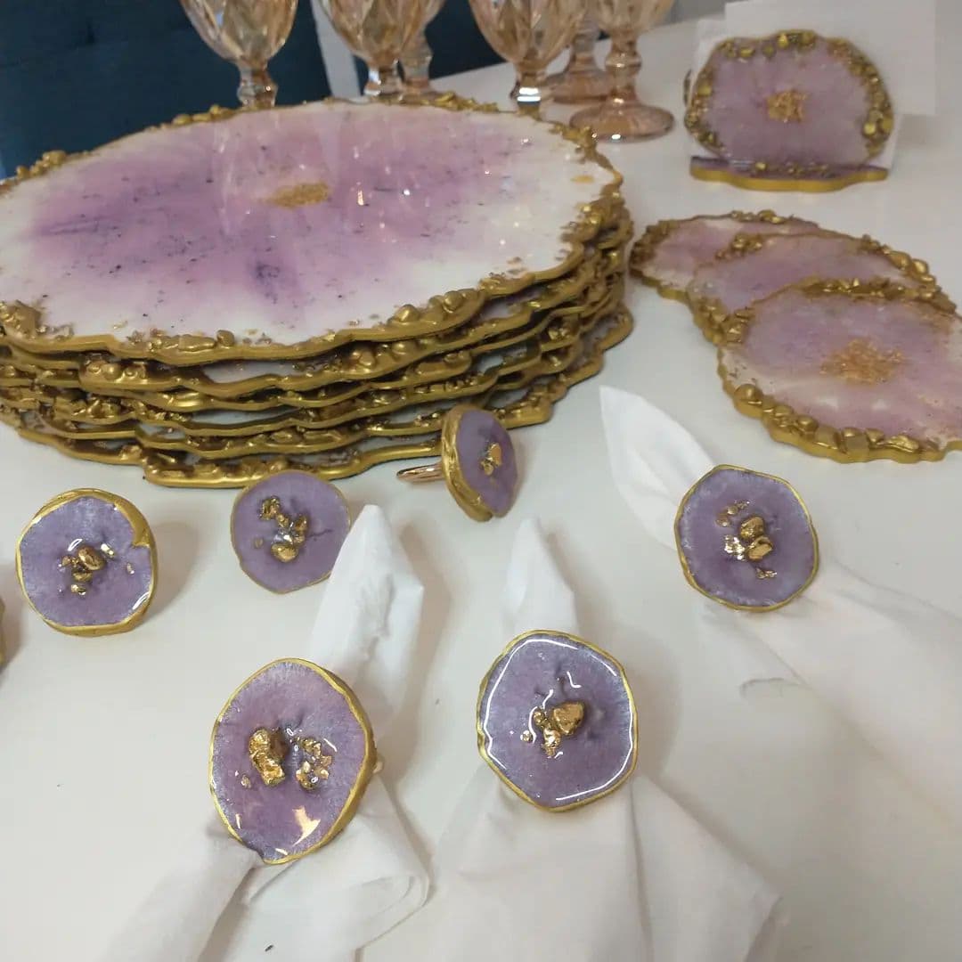 Placemat Set — Mauve - View 4