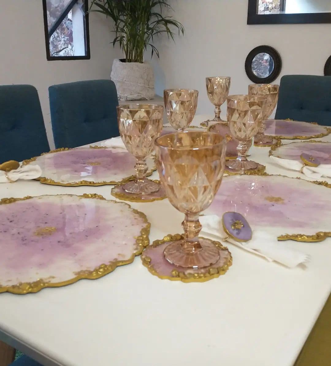 Placemat Set — Mauve - View 3