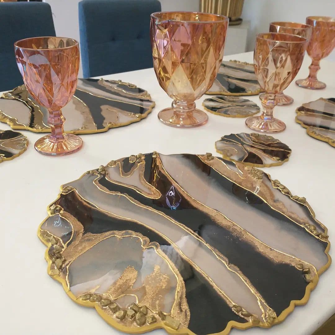 Placemat Set — Moscow Black - View 14