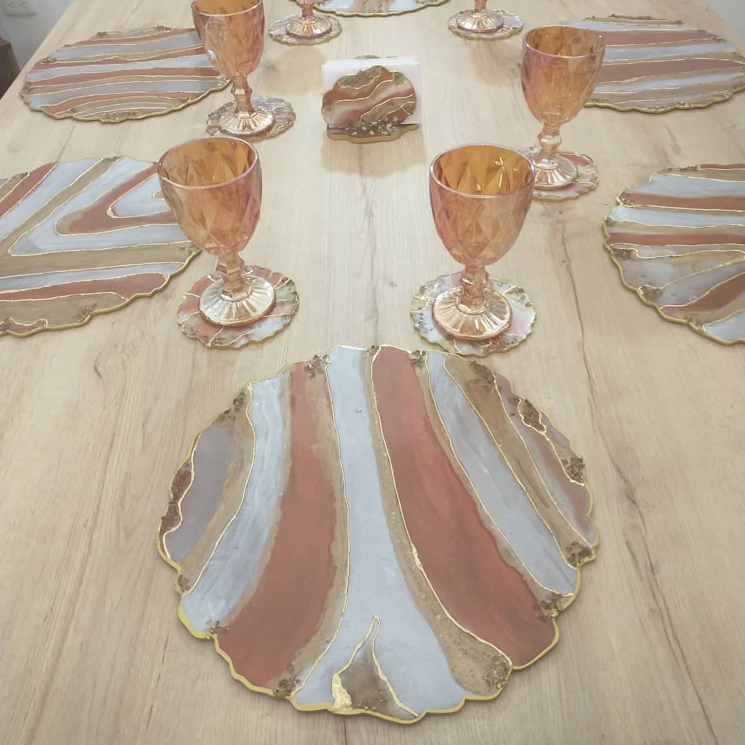 Placemat Set — Moscow Copper - View 6