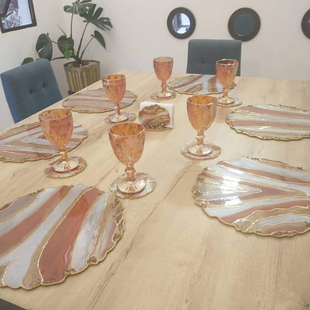 Placemat Set — Moscow Copper - View 5