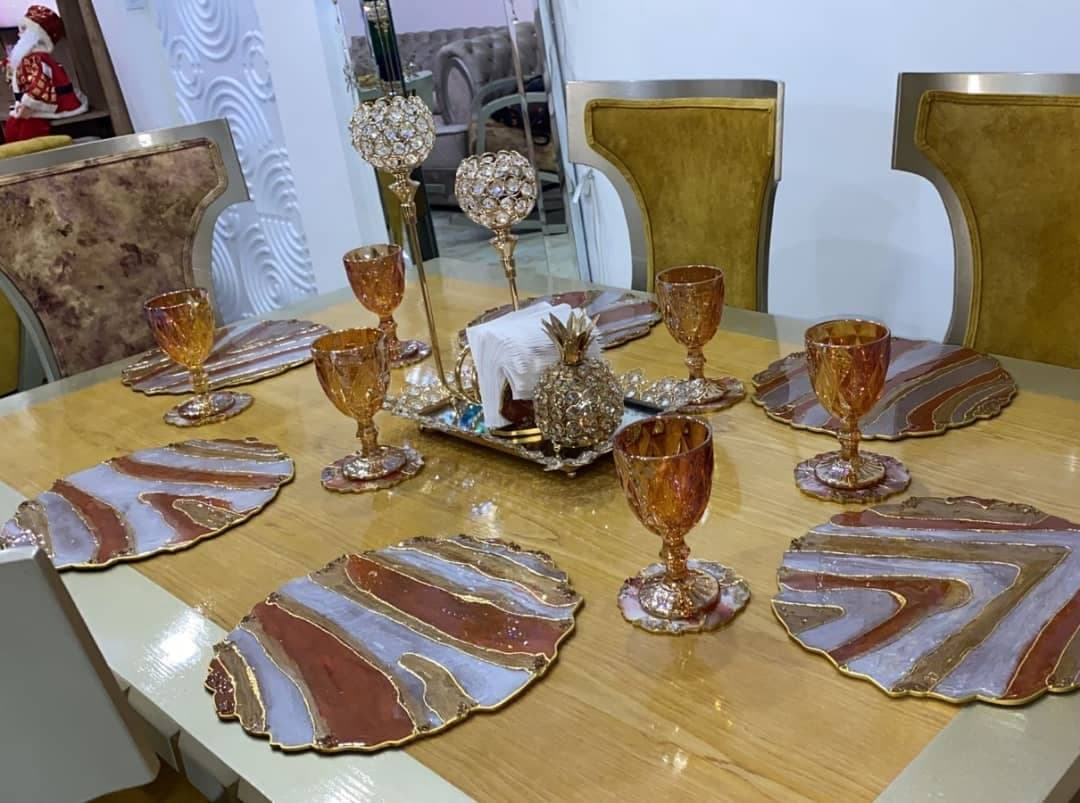 Placemat Set — Moscow Copper