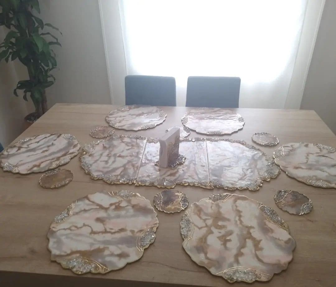Table Runner — Marble - View 6
