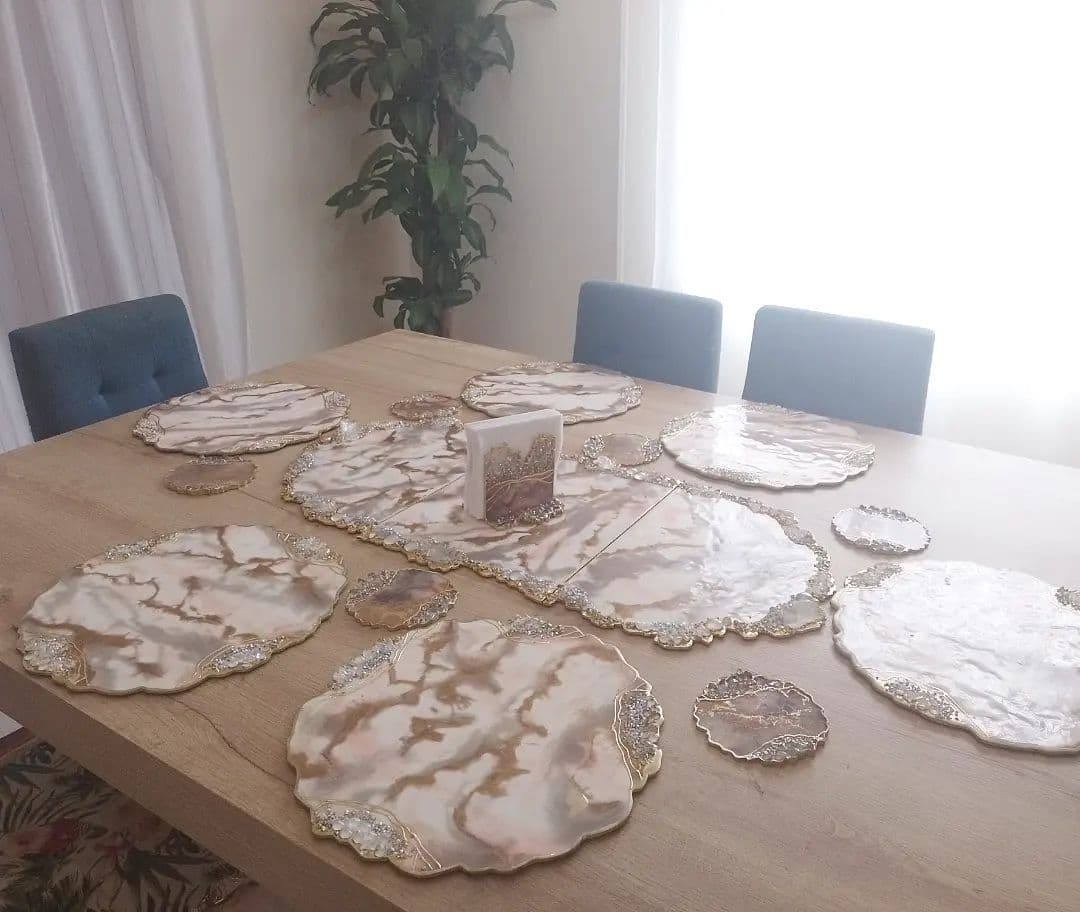 Table Runner — Marble - View 5