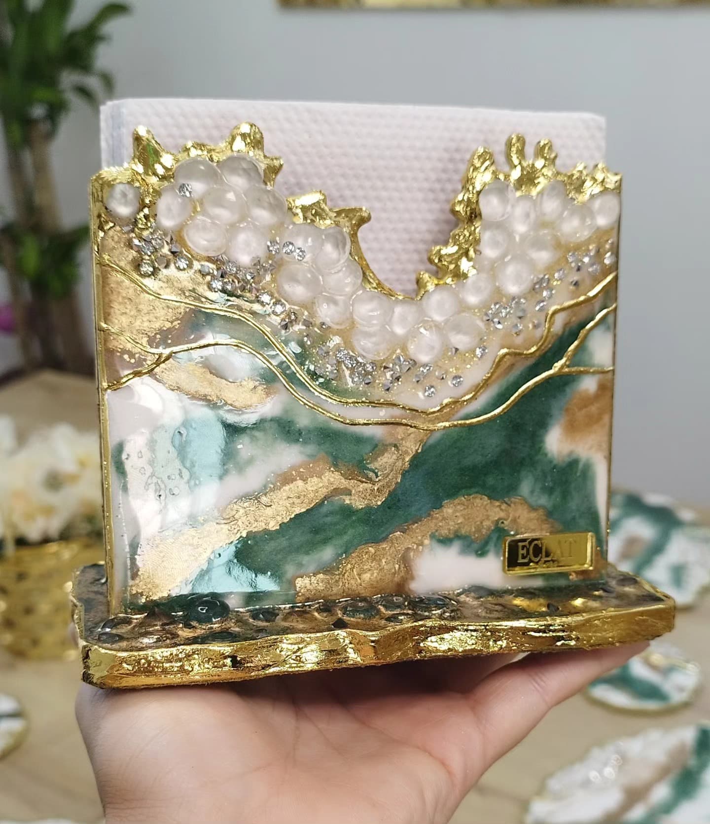 Placemat Set — Marble Green - View 5