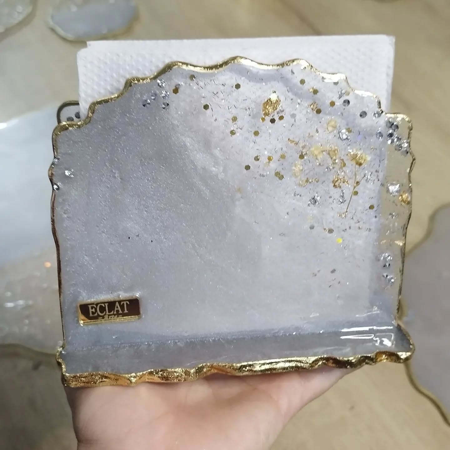 Napkin Holder — Venecia Gray