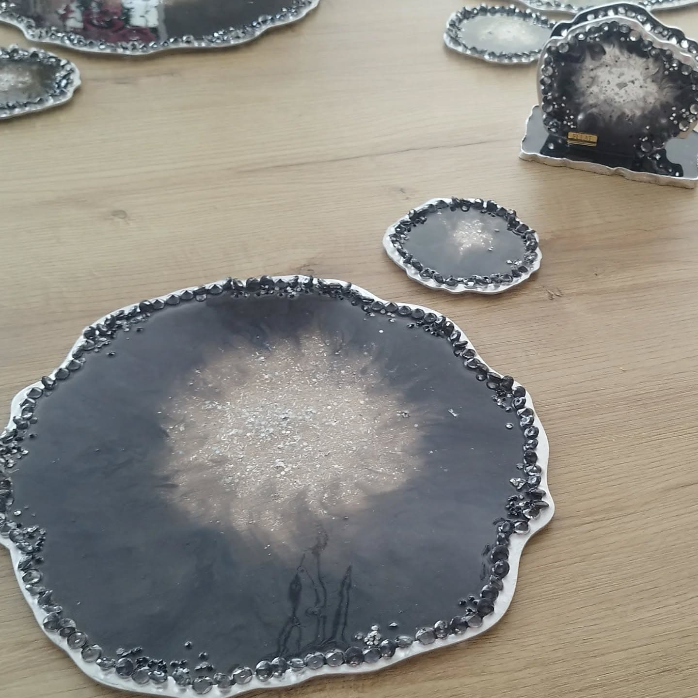 Placemat Set — Monaco Night Silver - View 7