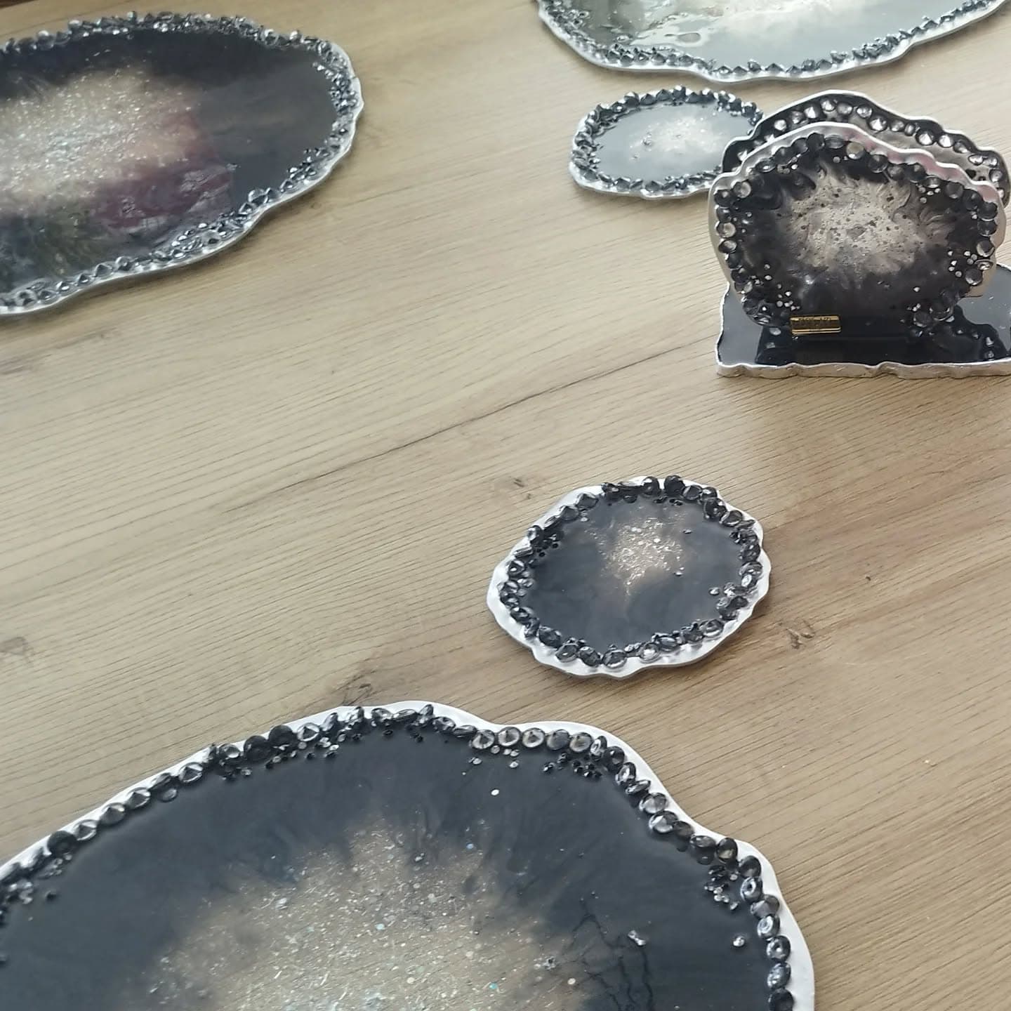 Placemat Set — Monaco Night Silver - View 4