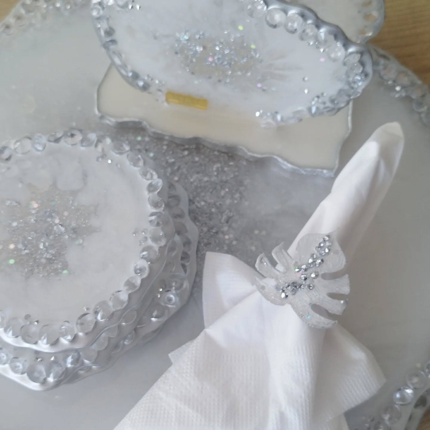 Placemat Set — Monaco Silver - View 8
