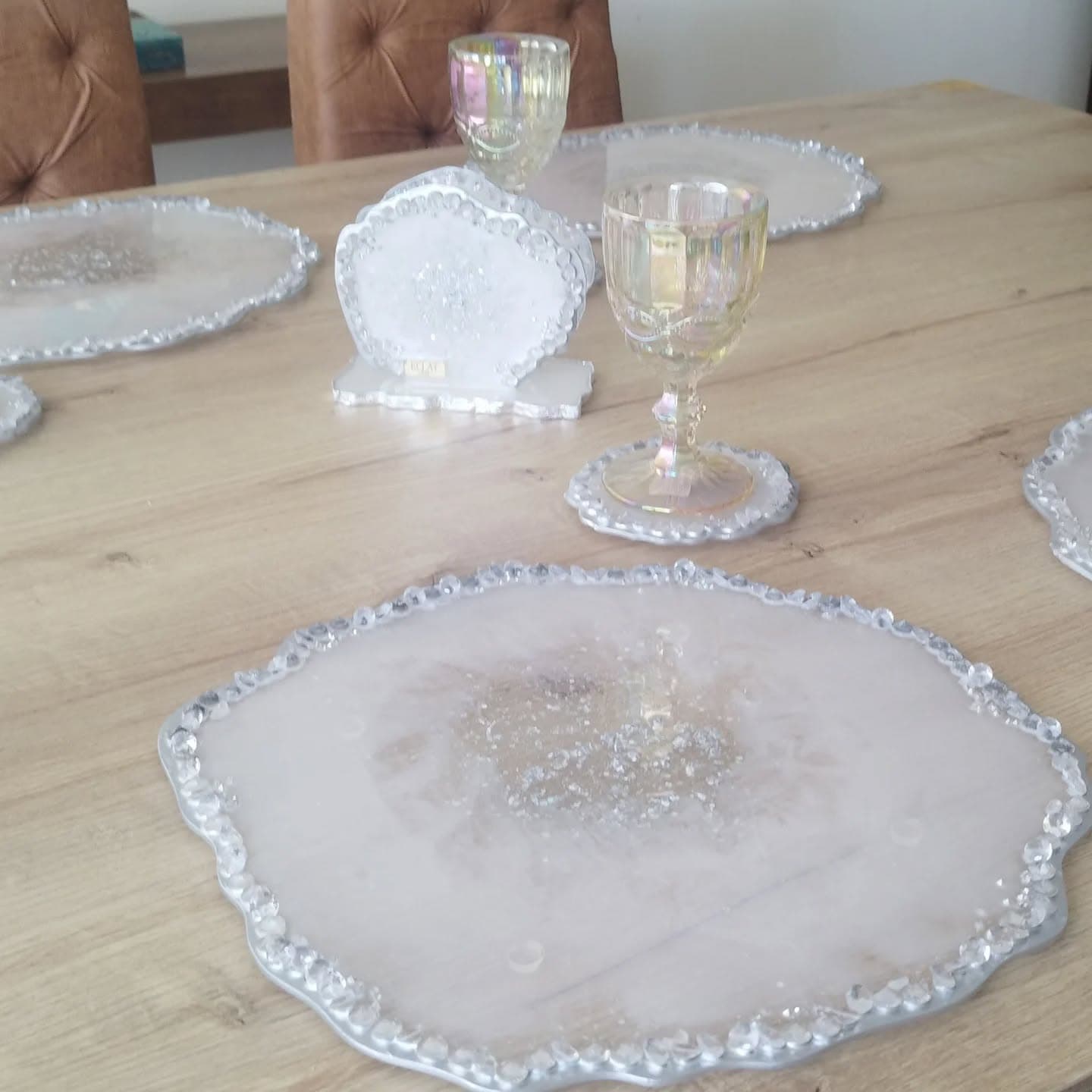 Placemat Set — Monaco Silver - View 7