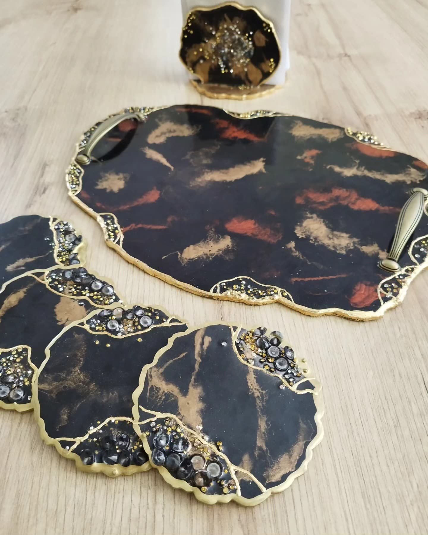 Luxury Tray — Marmol Black