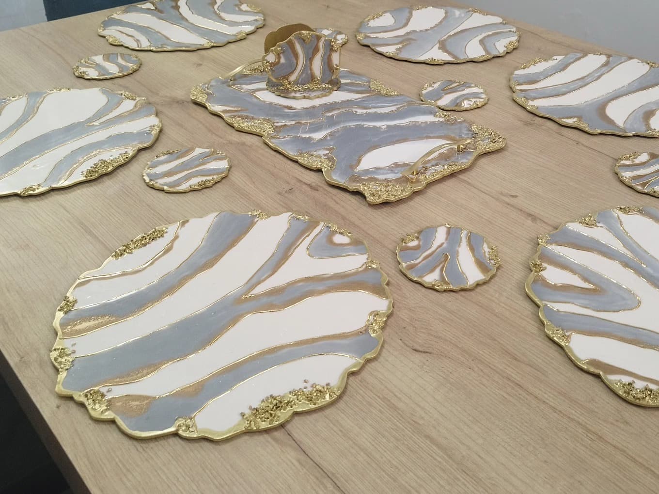 Coaster Set — Moscow Gray