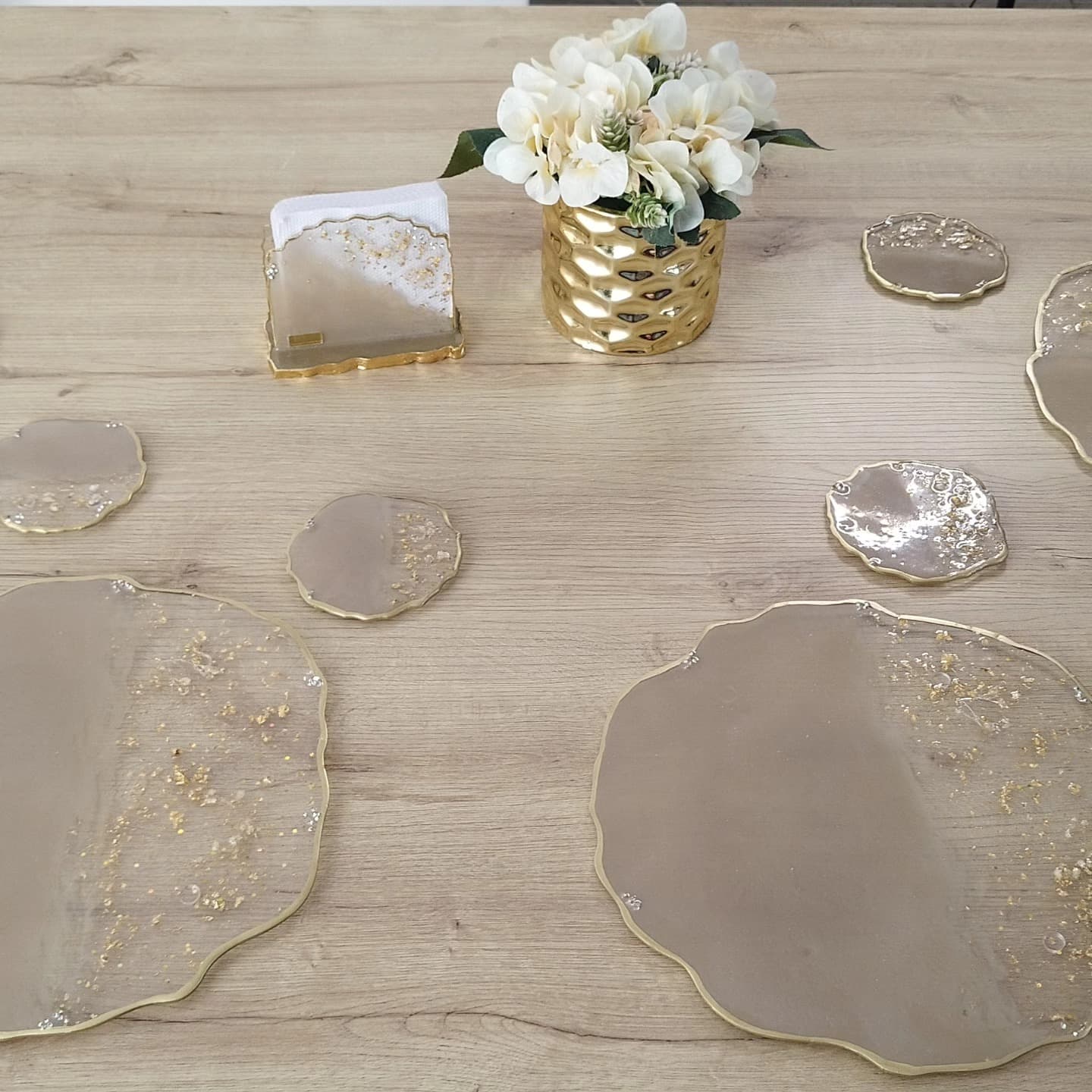 Placemat Set — Venecia Beige Dark - View 10
