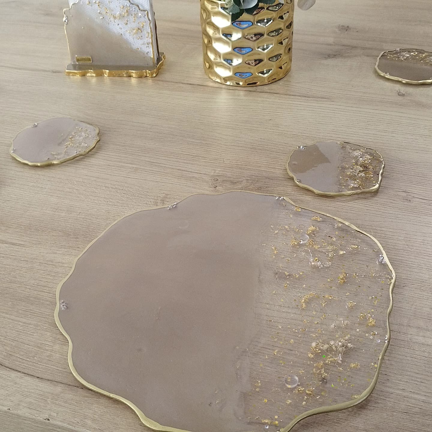 Placemat Set — Venecia Beige Dark