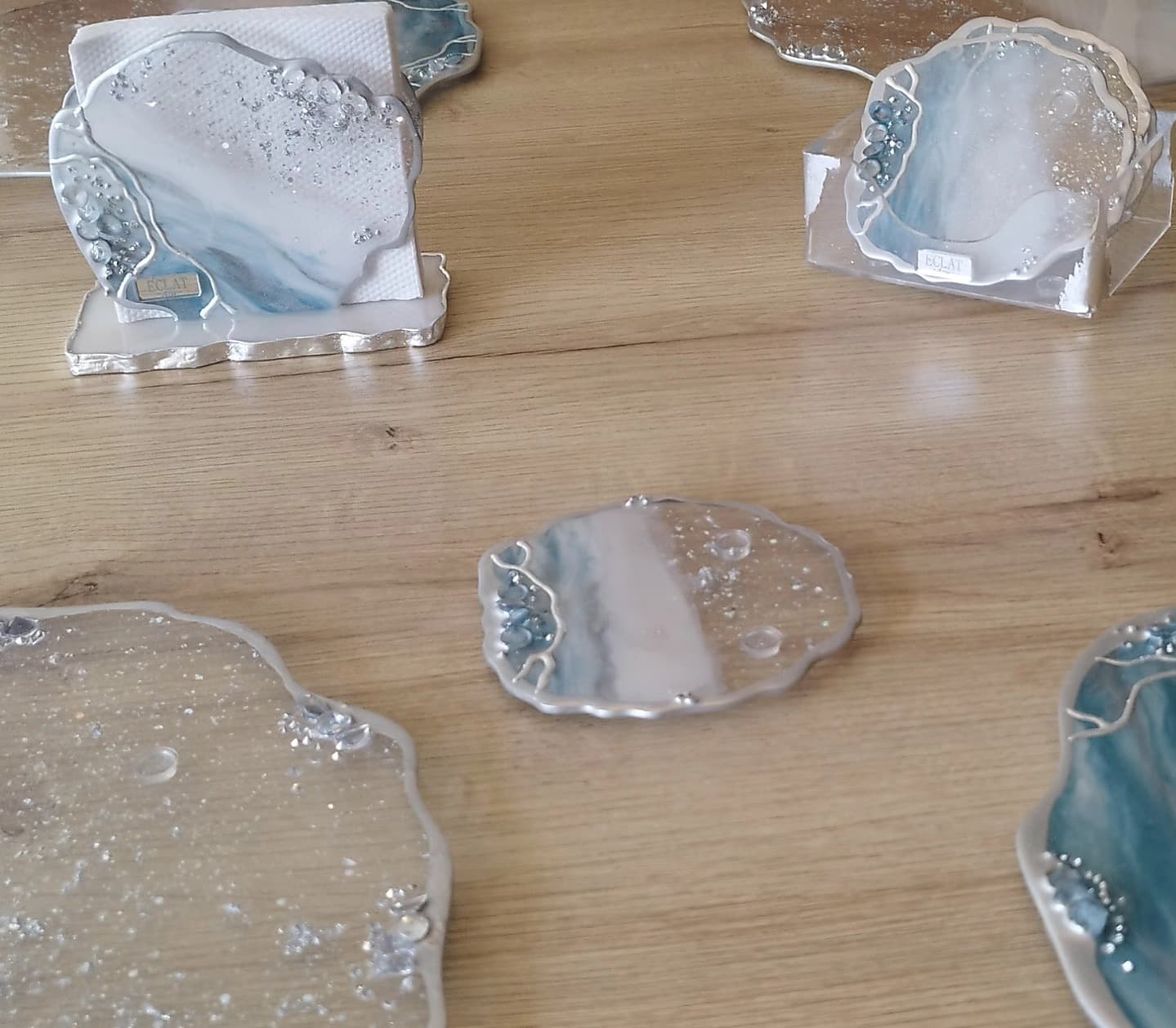 Placemat Set — Siberia Silver - View 10