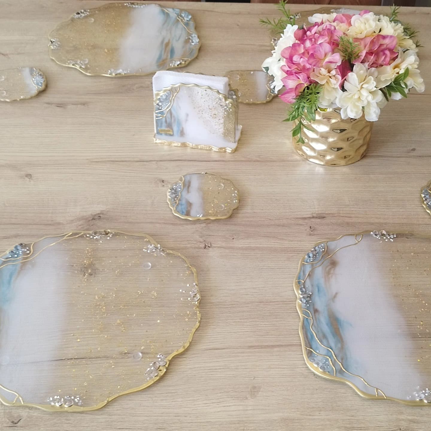 Placemat Set — Siberia Gold - View 3