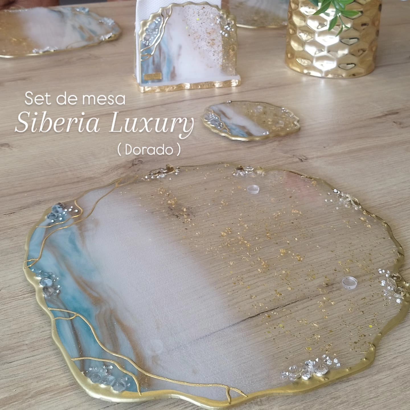 Placemat Set — Siberia Gold