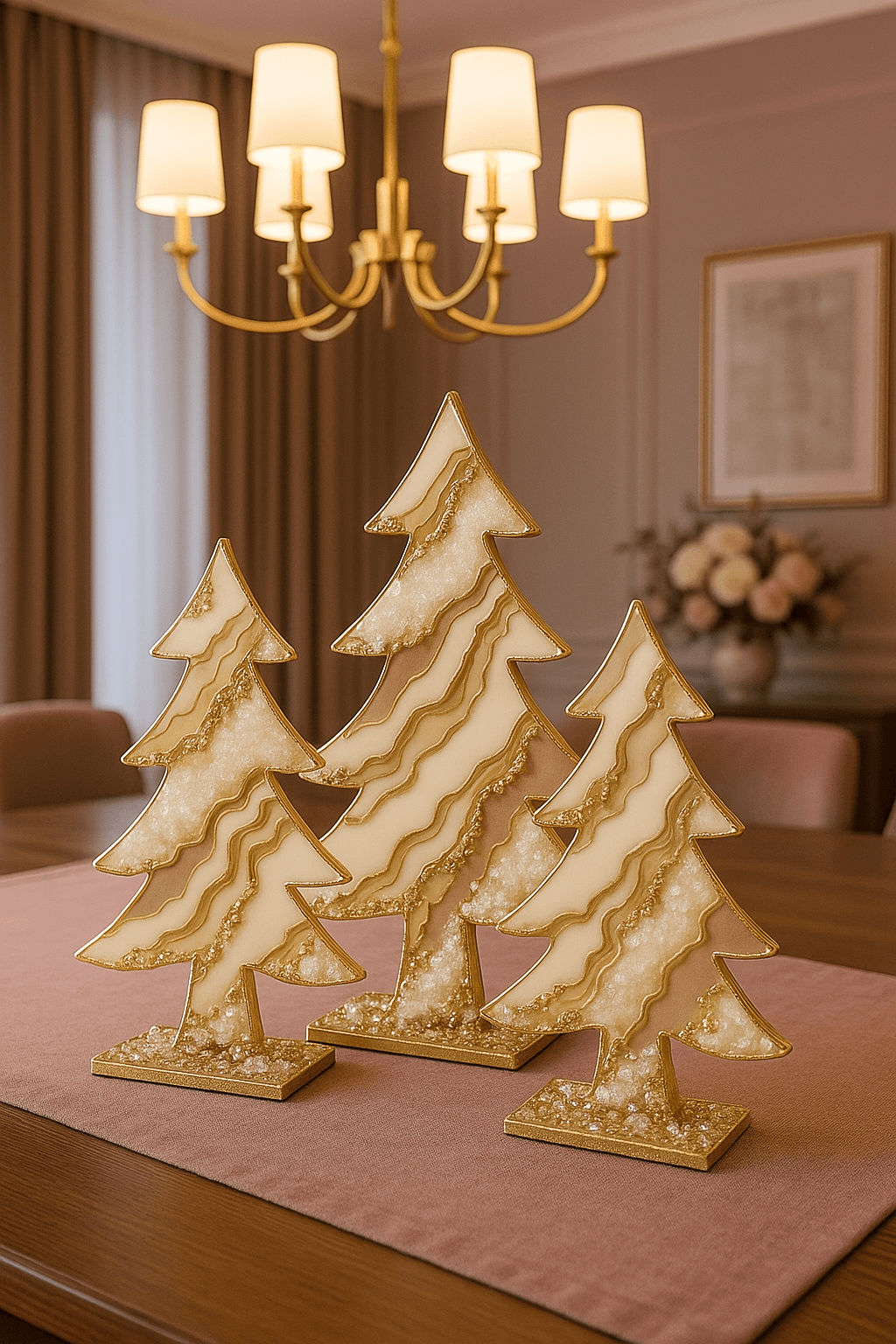 Holiday Edition — Set Christmas Trees Set of 3 White 2