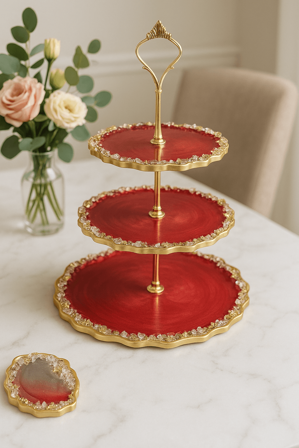 Display Tower — Red Pearl