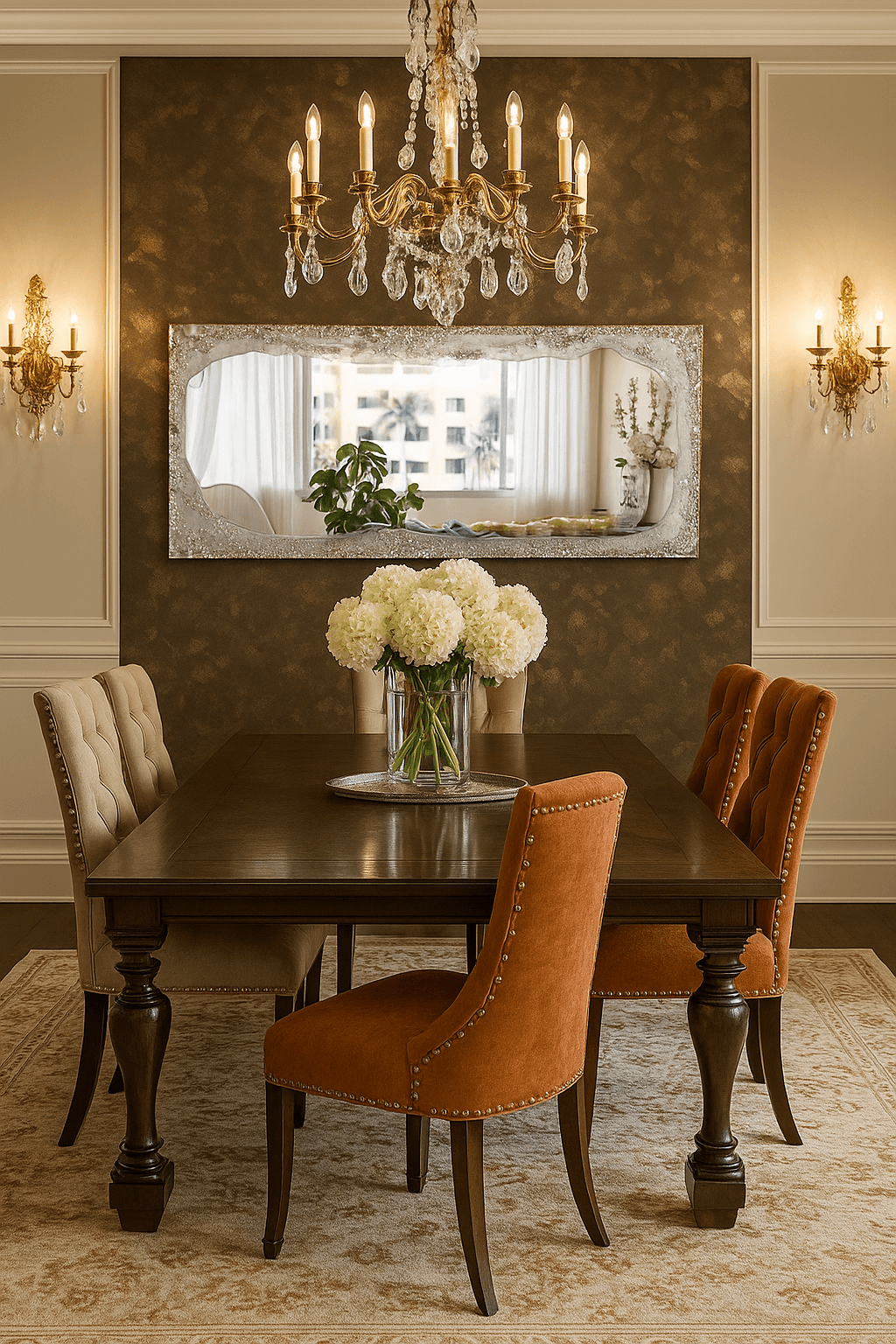 Luxury Mirror — Rectangular White